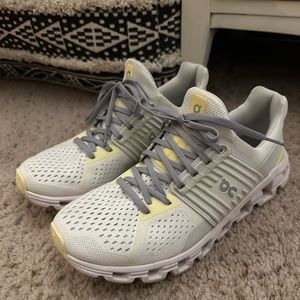 On Running Cloudswift - Women's Running Shoes White-Limelight